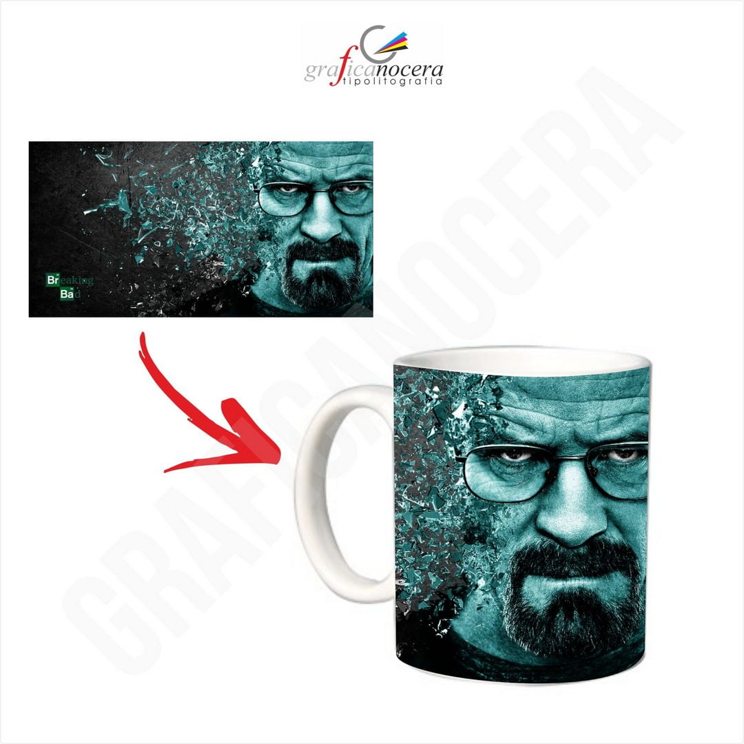Tazza Breaking Bad idolo film serie tv lavabile alta qualità idea regalo