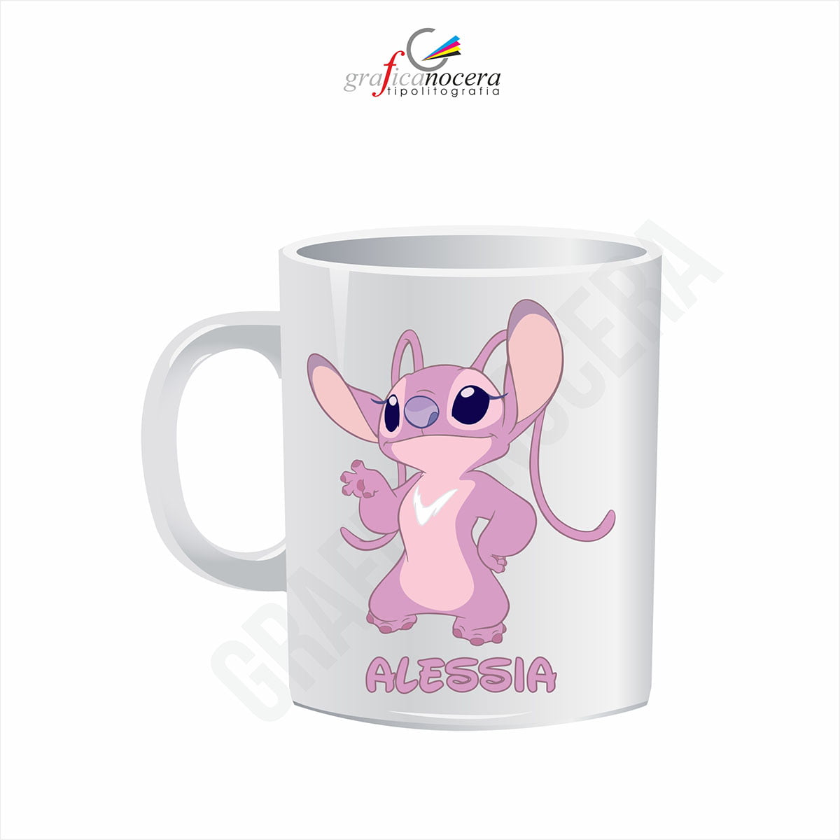 Tazza Mug Angel con Nome Personalizzato idea regalo