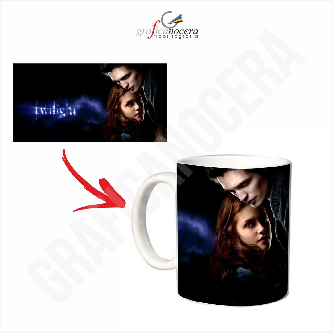 Tazza The Twilight Saga film mug serie tv lavabile alta qualità idea regalo