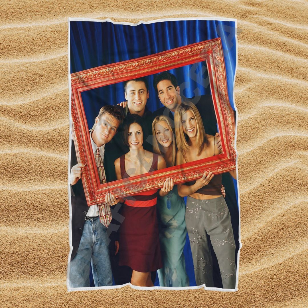 Asciugamano Telo Mare Friends serie tv idolo regalo estate