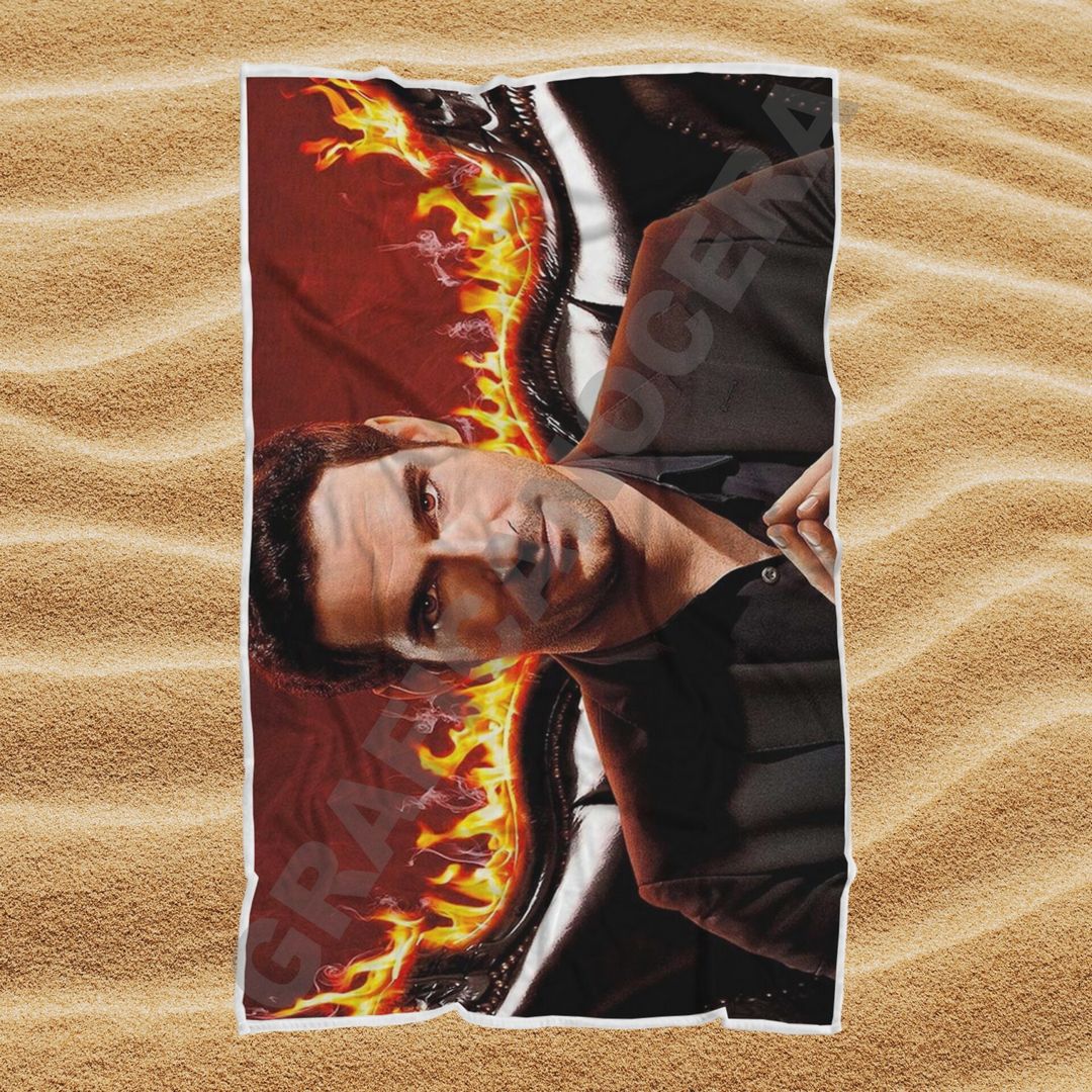 Asciugamano Telo mare Lucifer film idolo serie tv idea regalo estate spiaggia