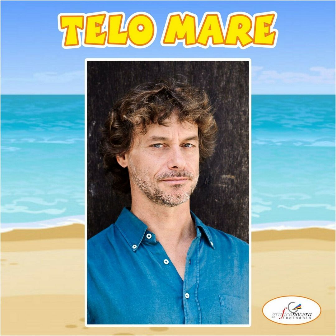 Asciugamano Telo Mare in spugna Alberto Angela scienza cultura regalo estate