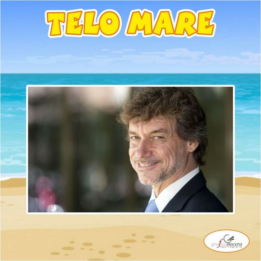 Asciugamano Telo Mare in spugna Alberto Angela scienza cultura regalo estate