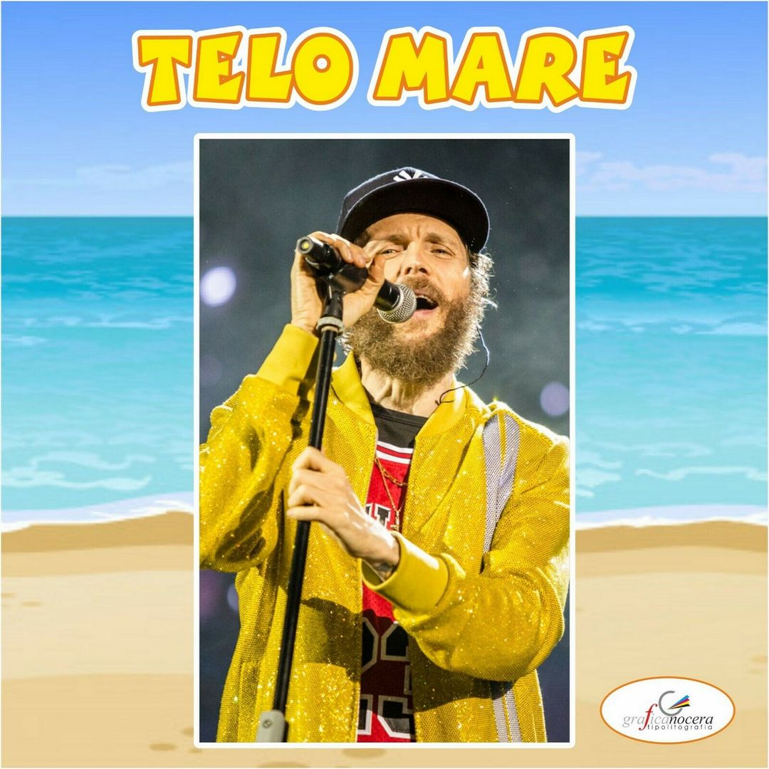 Telo Mare in spugna Lorenzo Cherubini Jovanotti musica canzoni regalo estate