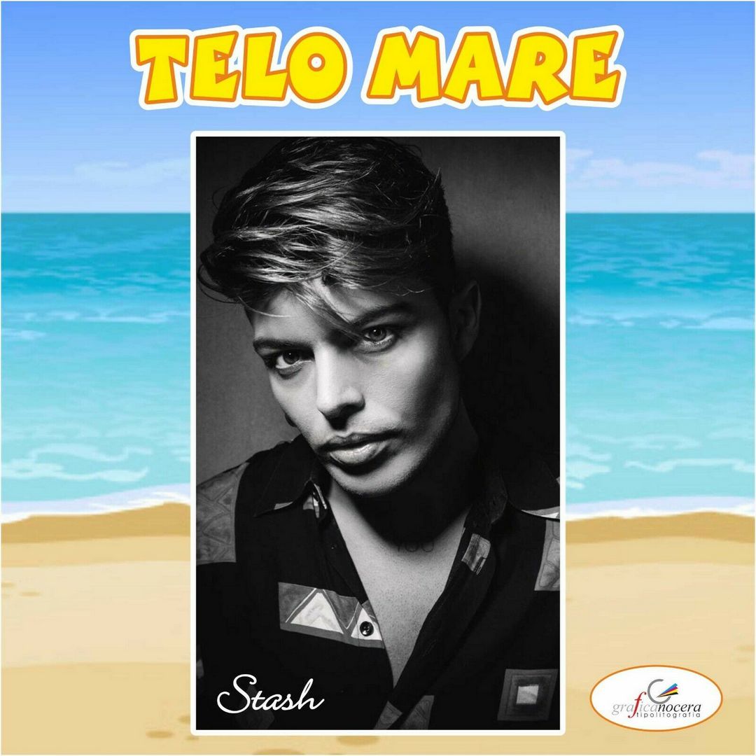 Asciugamano Telo Mare in spugna Stash amic cantante idolo canzoni regalo estate