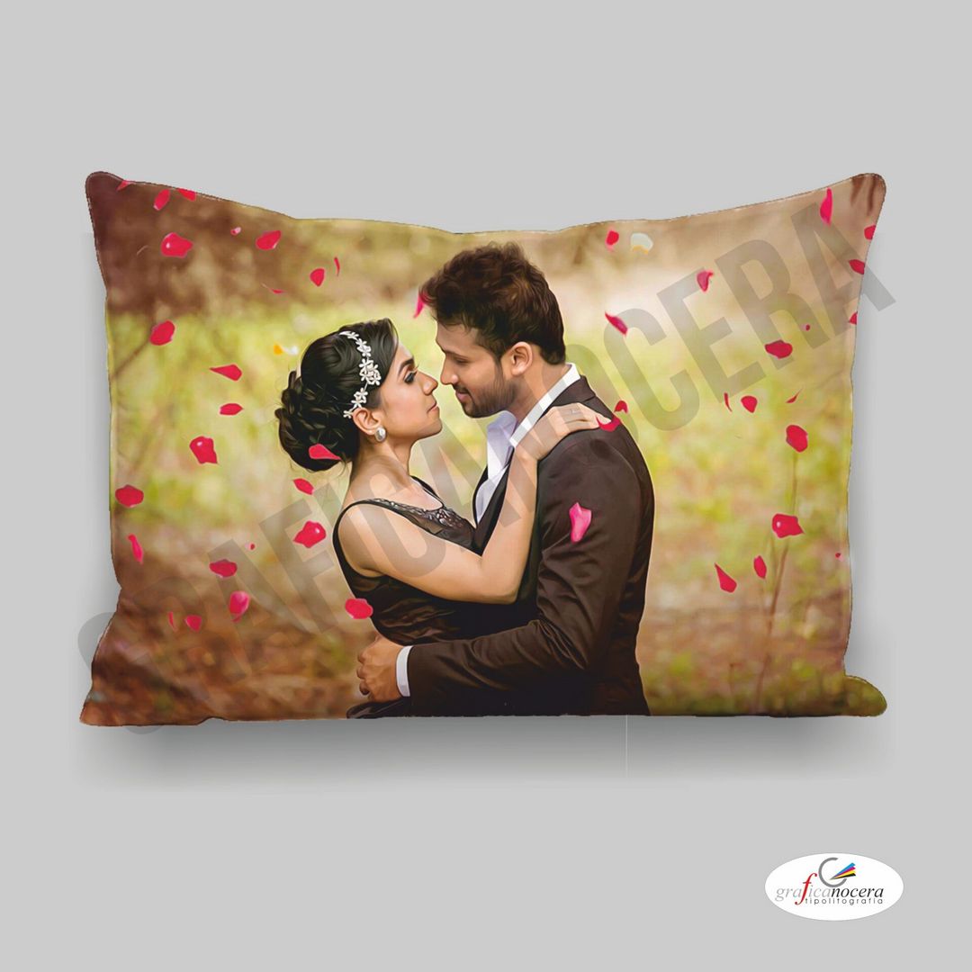 Federa per Guanciale con FOTO PERSONALIZZATA Amore Idea Regalo Fidanzati Coppia