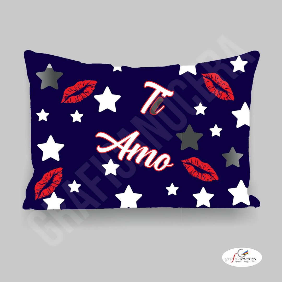 Federa per Guanciale Amore Love Ti Amo Idea Regalo Fidanzati Coppia