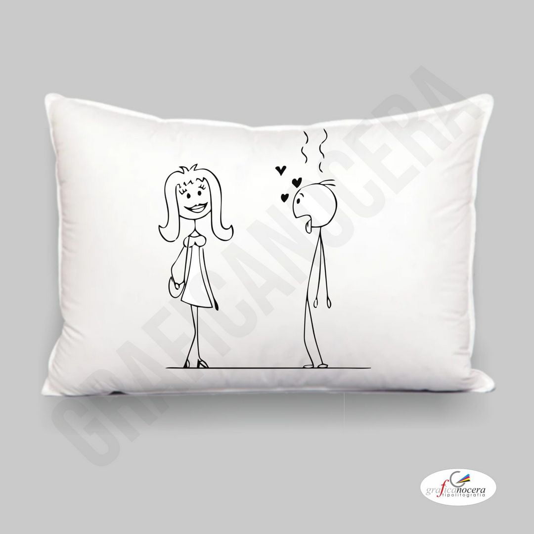 Federa per Guanciale Amore Love Idea Regalo Fidanzati Coppia
