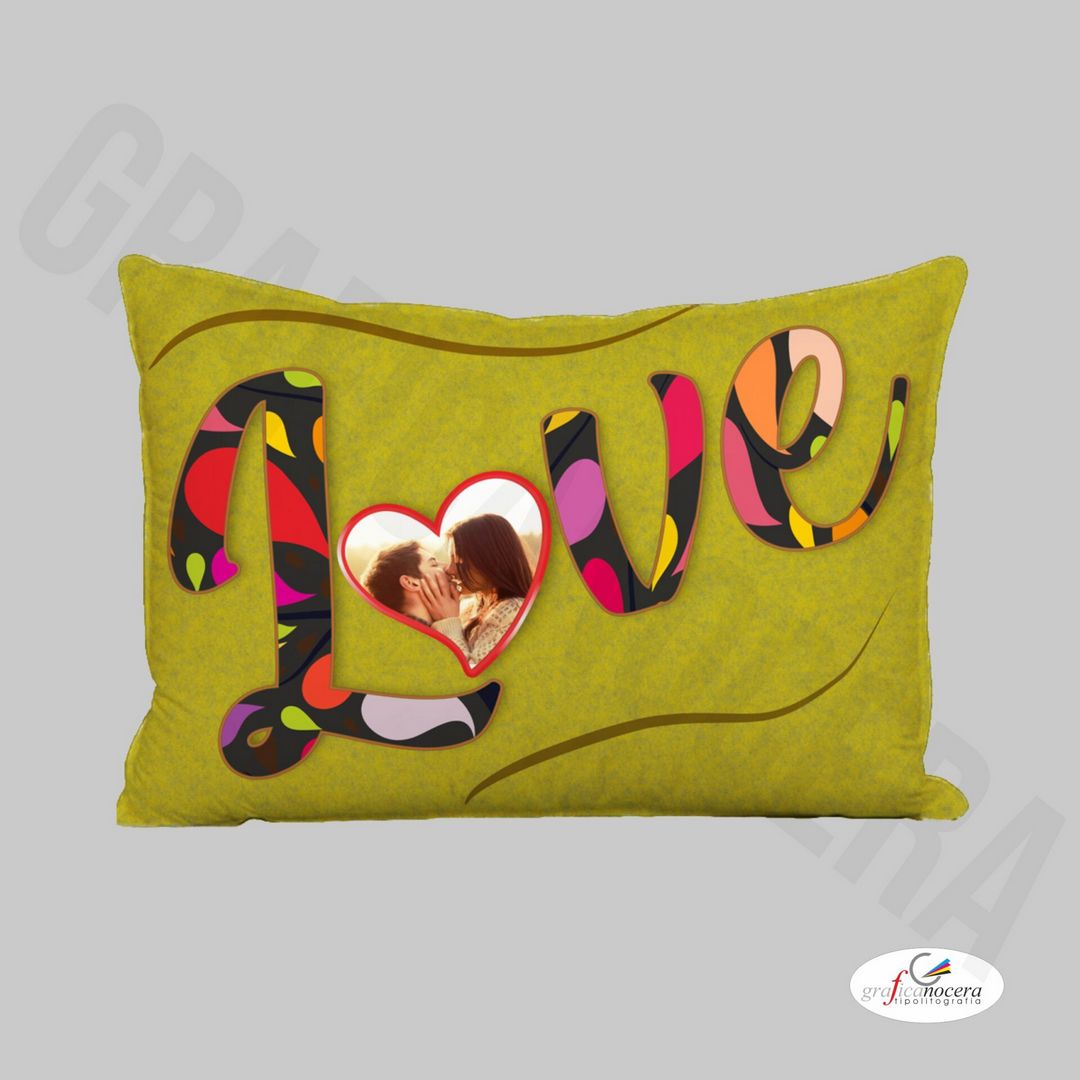 Federa per Guanciale con FOTO PERSONALIZZATA Amore Idea Regalo Fidanzati Coppia