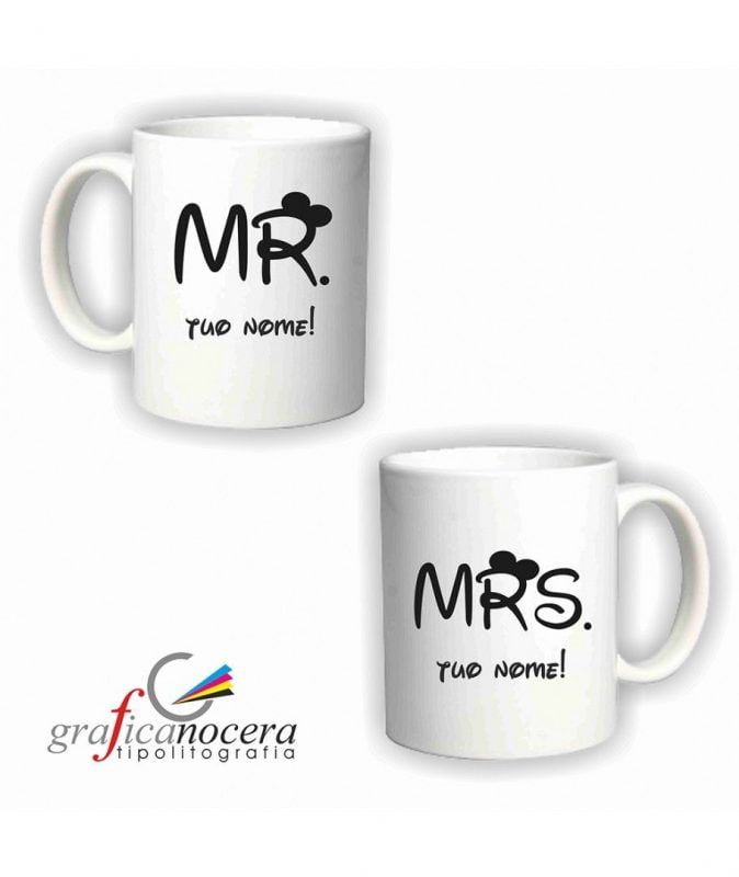 Set Di 2 Tazze Mr & Mr Per Matrimonio – Tazze In Ceramica Da 284 Ml Per Coppie Gay – Regalo Originale Per Mariti E Compagni