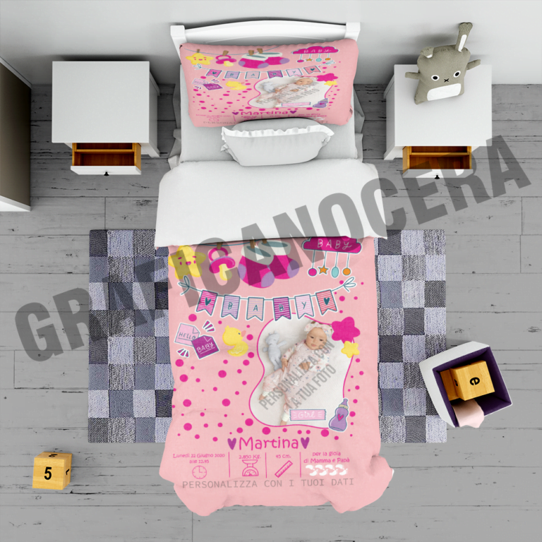 GRAFICA NOCERA Coperta Plaid Personalizzata Per Figlio - Dedica Da Mamma E Papà, Pile 70x100cm, Regalo Emozionale