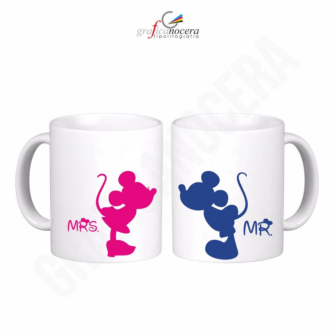 STAMPATEK Tazze Personalizzate Per Coppie 'Principe E Principessa' - Idea Regalo San Valentino, Anniversario O Fidanzamento - Tazza In Ceramica 330ml