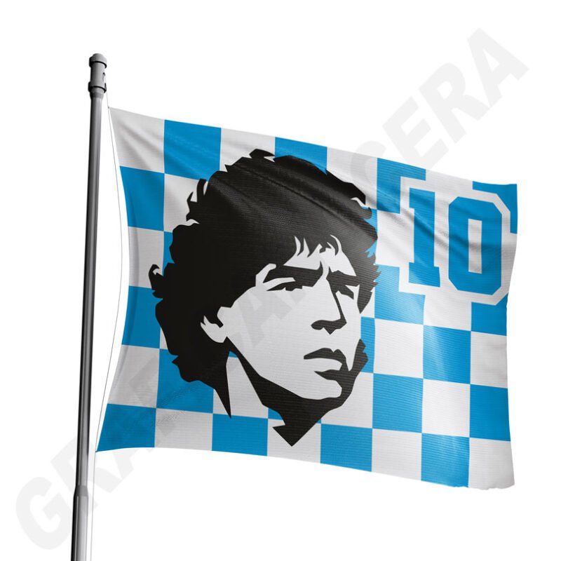 BANDIERA NAPOLI CAMPIONI D'italia 2022/2023 Festa 3 Scudetto Coppe 90x140cm EUR 17,99 - IT