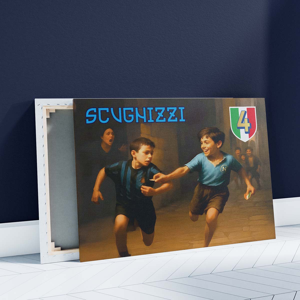 Tela con Telaio Scugnizzi